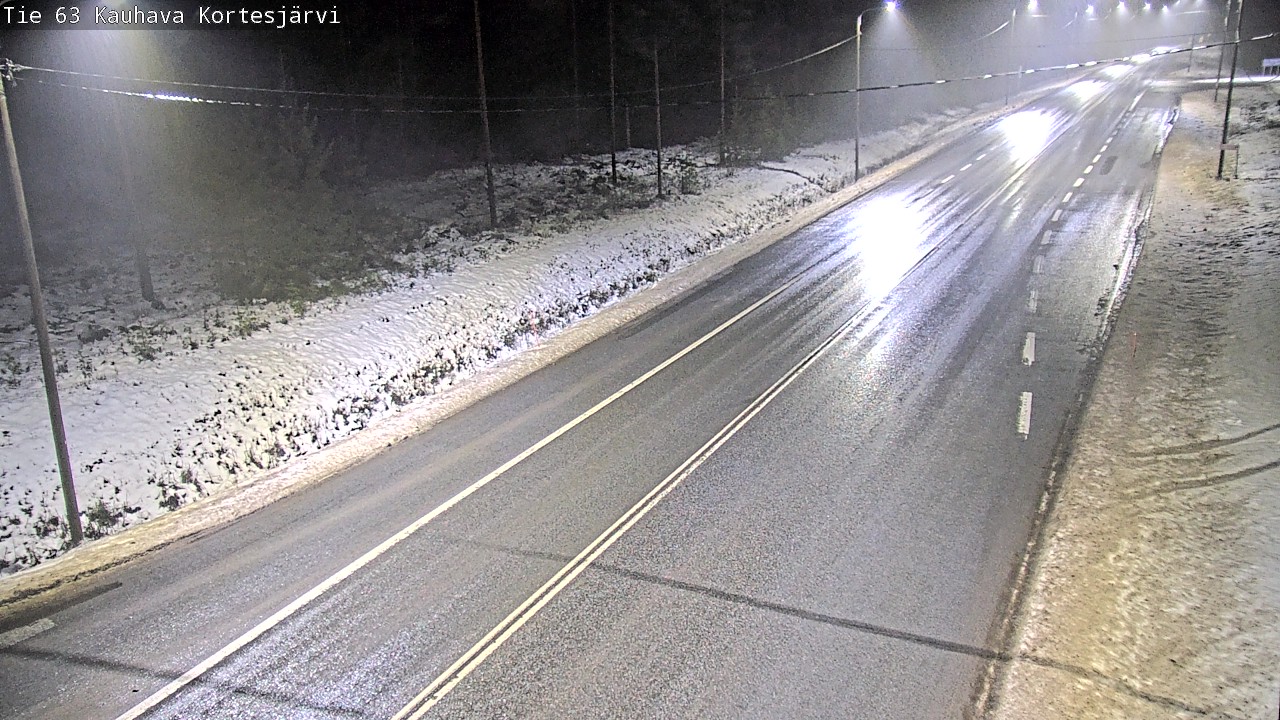 Weather Camera Image Road 63 Kauhava Kortesjärvi, Kauhava, Etelä-Pohjanmaa
