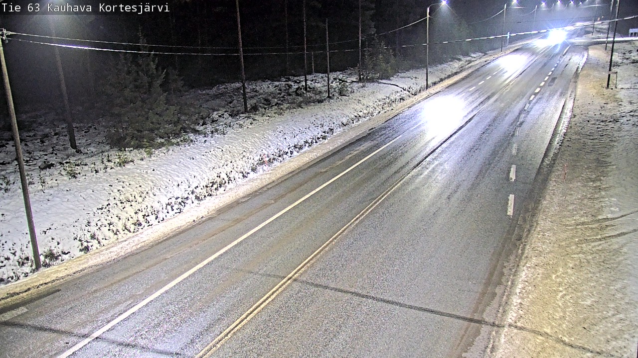 Weather Camera Image Road 63 Kauhava Kortesjärvi, Kauhava, Etelä-Pohjanmaa