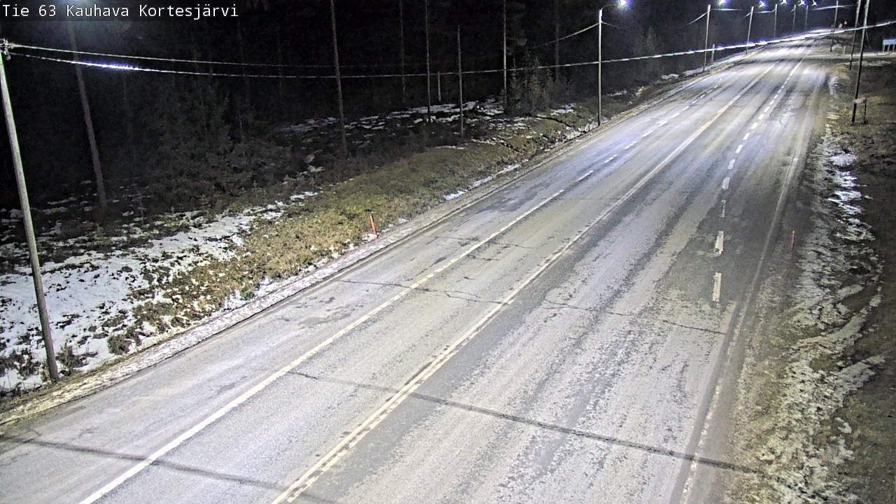 Weather Camera Image Road 63 Kauhava Kortesjärvi, Kauhava, Etelä-Pohjanmaa