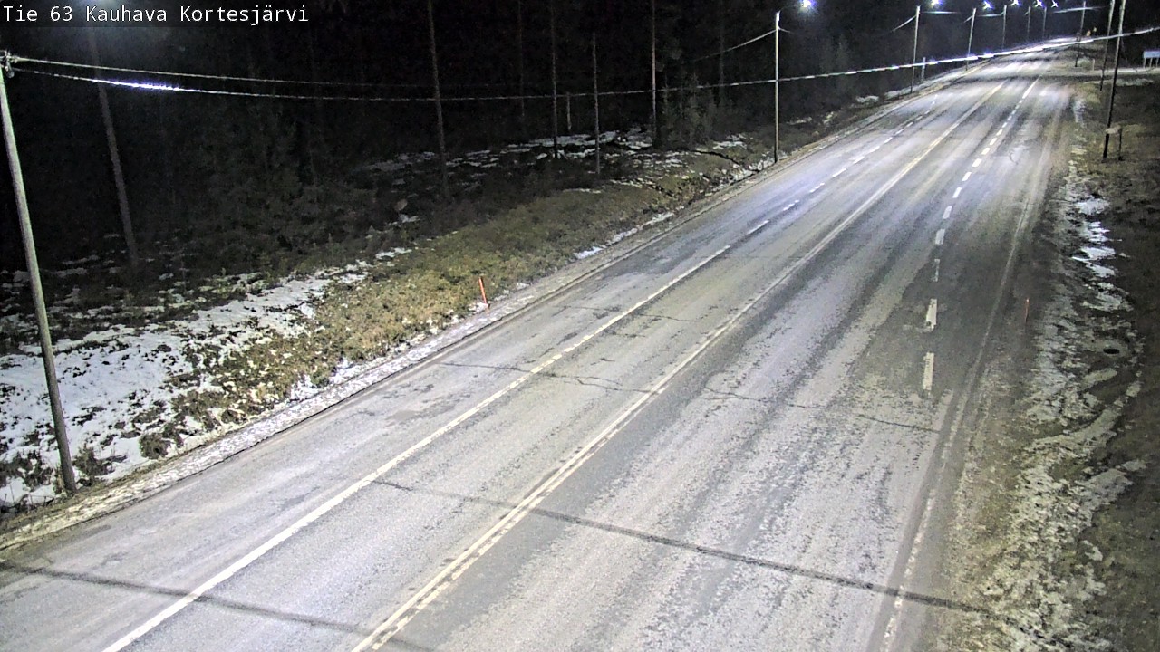 Weather Camera Image Road 63 Kauhava Kortesjärvi, Kauhava, Etelä-Pohjanmaa