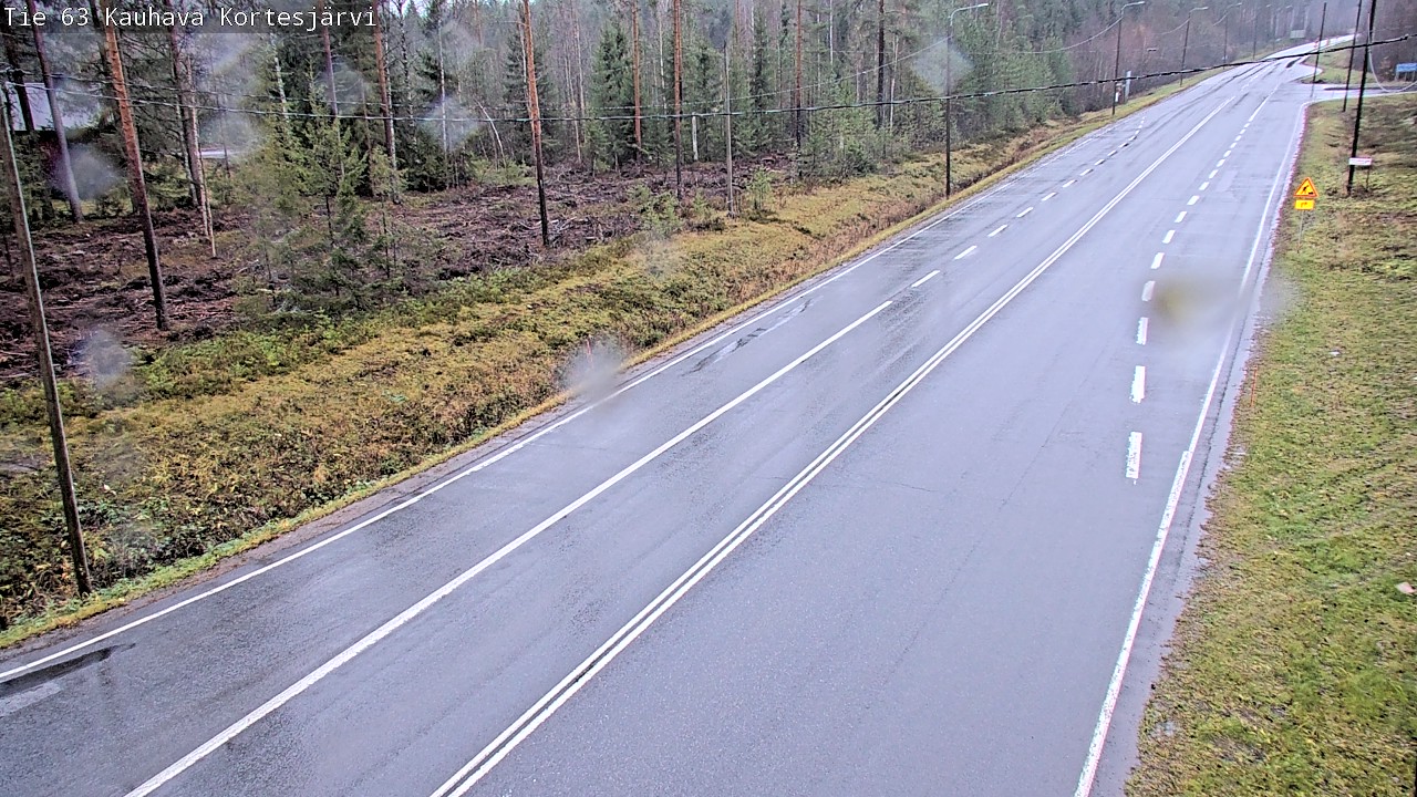 Weather Camera Image Road 63 Kauhava Kortesjärvi, Kauhava, Etelä-Pohjanmaa