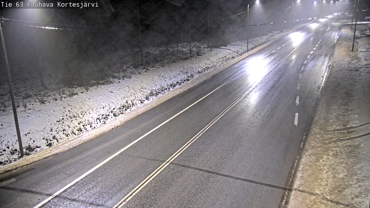 Weather Camera Image Road 63 Kauhava Kortesjärvi, Kauhava, Etelä-Pohjanmaa