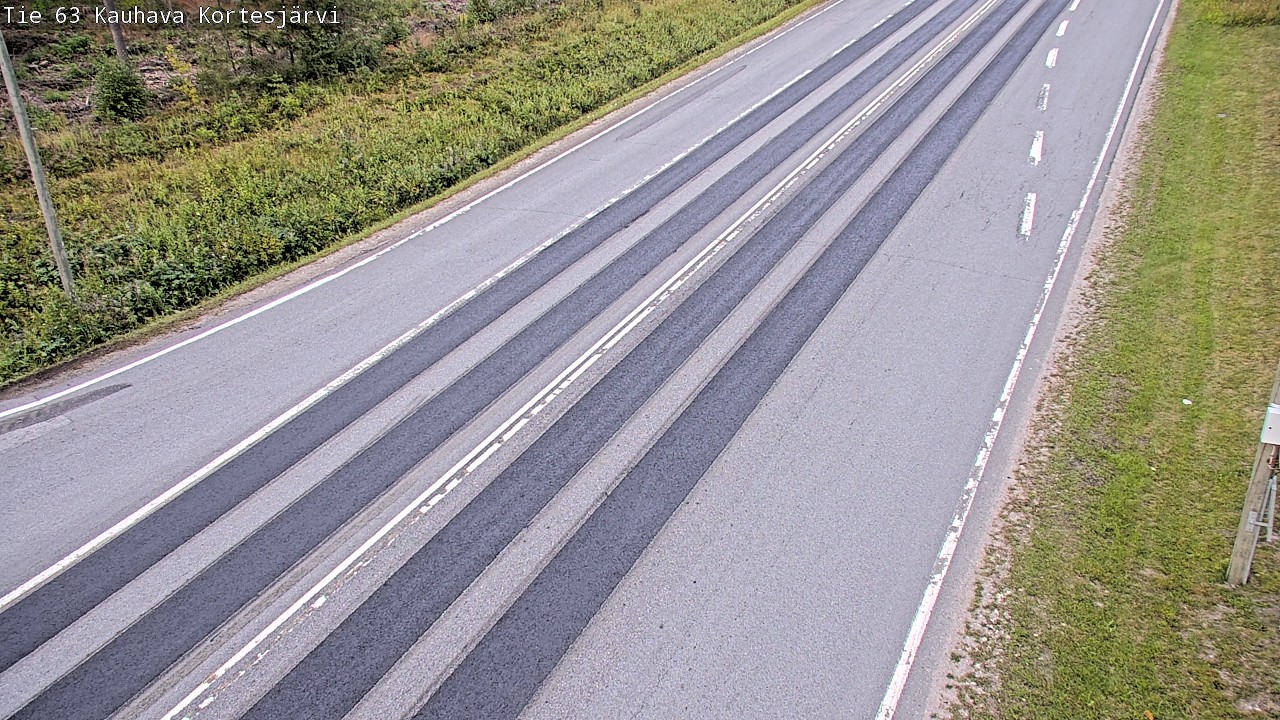 Weather Camera Image Road 63 Kauhava Kortesjärvi, Kauhava, Etelä-Pohjanmaa