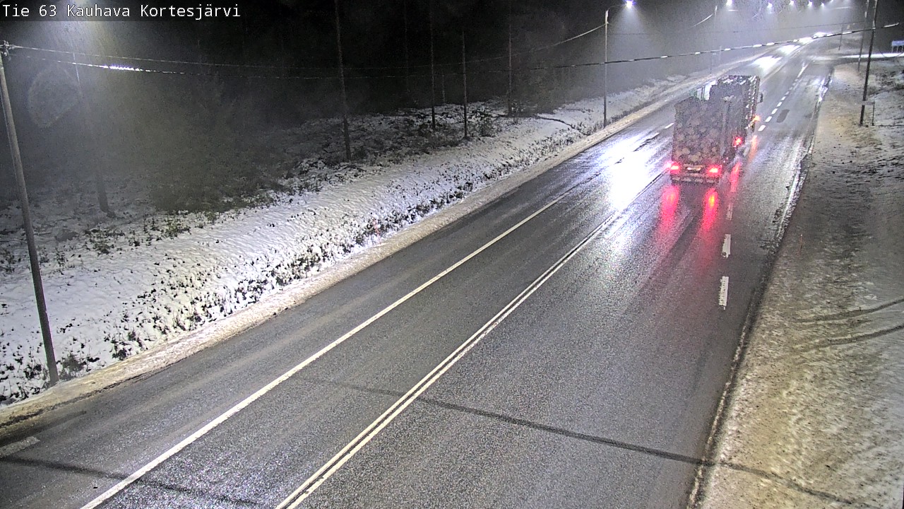 Weather Camera Image Road 63 Kauhava Kortesjärvi, Kauhava, Etelä-Pohjanmaa