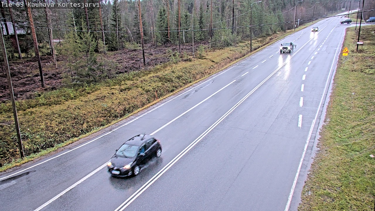 Weather Camera Image Road 63 Kauhava Kortesjärvi, Kauhava, Etelä-Pohjanmaa