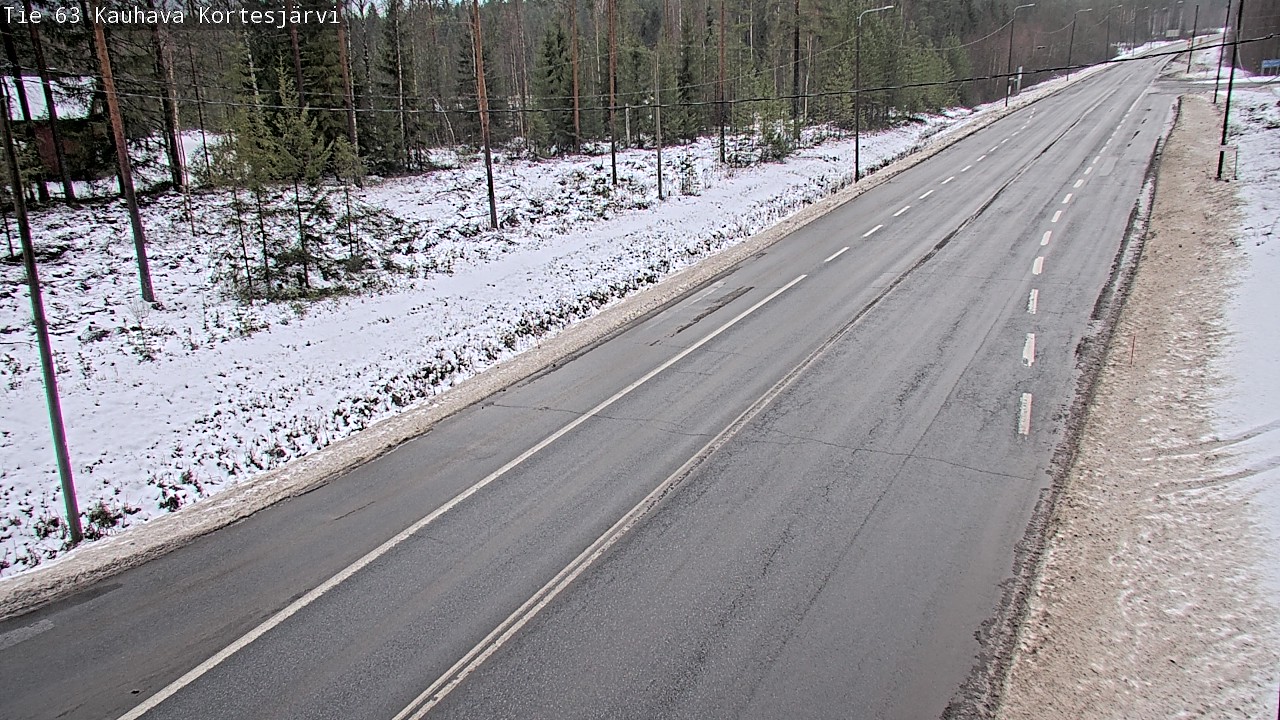 Weather Camera Image Road 63 Kauhava Kortesjärvi, Kauhava, Etelä-Pohjanmaa