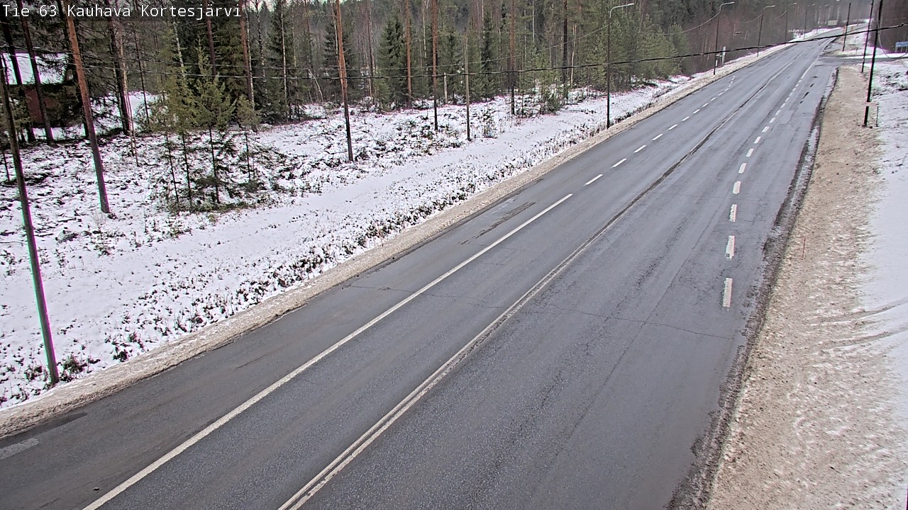 Weather Camera Image Road 63 Kauhava Kortesjärvi, Kauhava, Etelä-Pohjanmaa