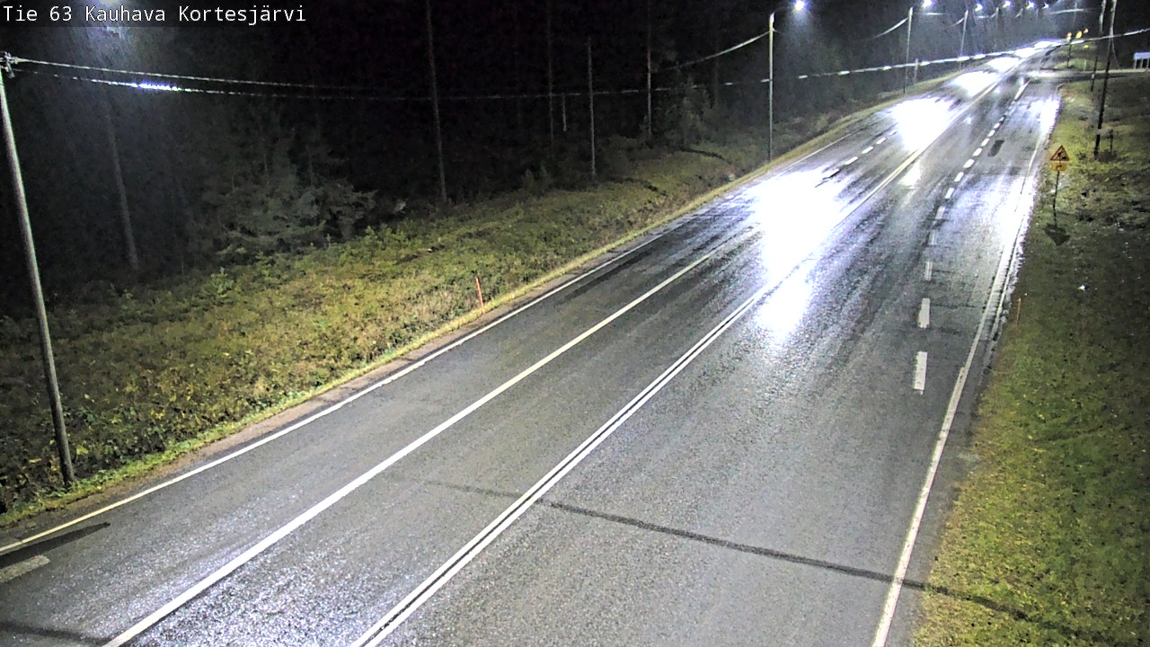 Weather Camera Image Road 63 Kauhava Kortesjärvi, Kauhava, Etelä-Pohjanmaa