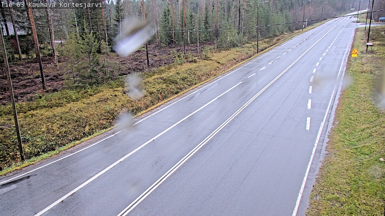 Weather Camera Image Road 63 Kauhava Kortesjärvi, Kauhava, Etelä-Pohjanmaa