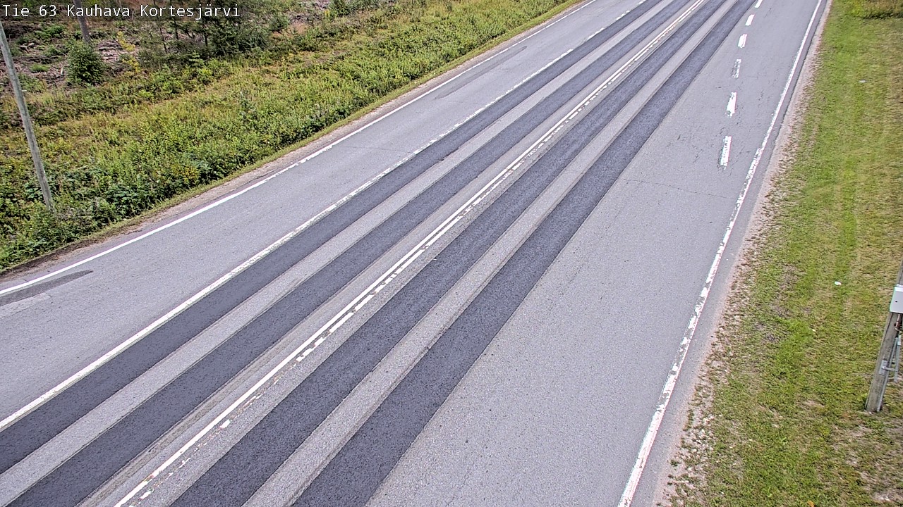 Weather Camera Image Road 63 Kauhava Kortesjärvi, Kauhava, Etelä-Pohjanmaa