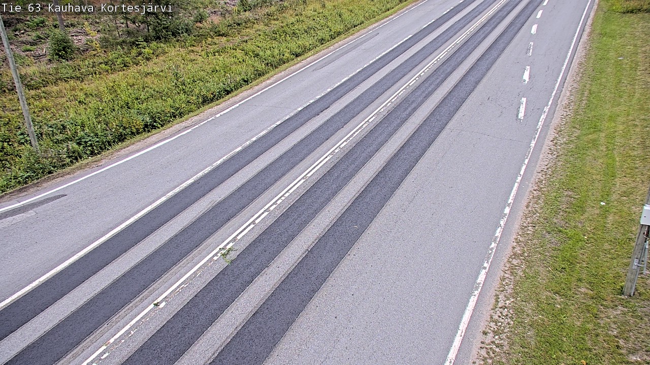 Weather Camera Image Road 63 Kauhava Kortesjärvi, Kauhava, Etelä-Pohjanmaa