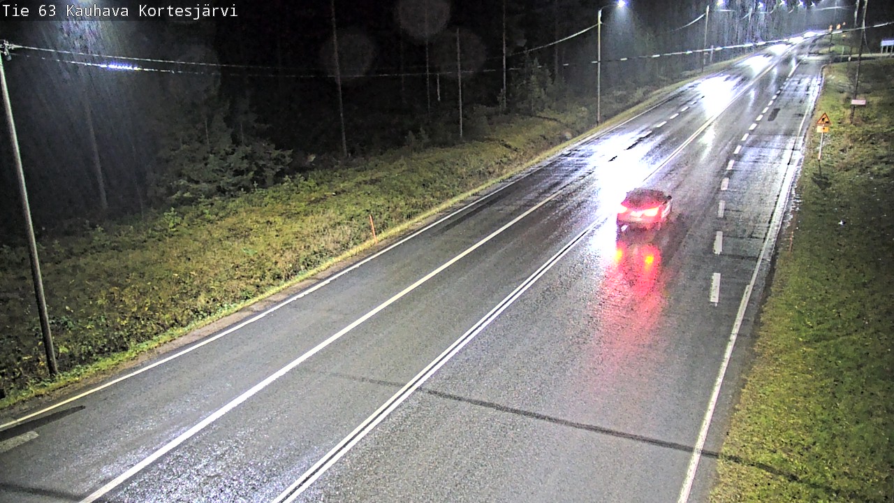 Weather Camera Image Road 63 Kauhava Kortesjärvi, Kauhava, Etelä-Pohjanmaa