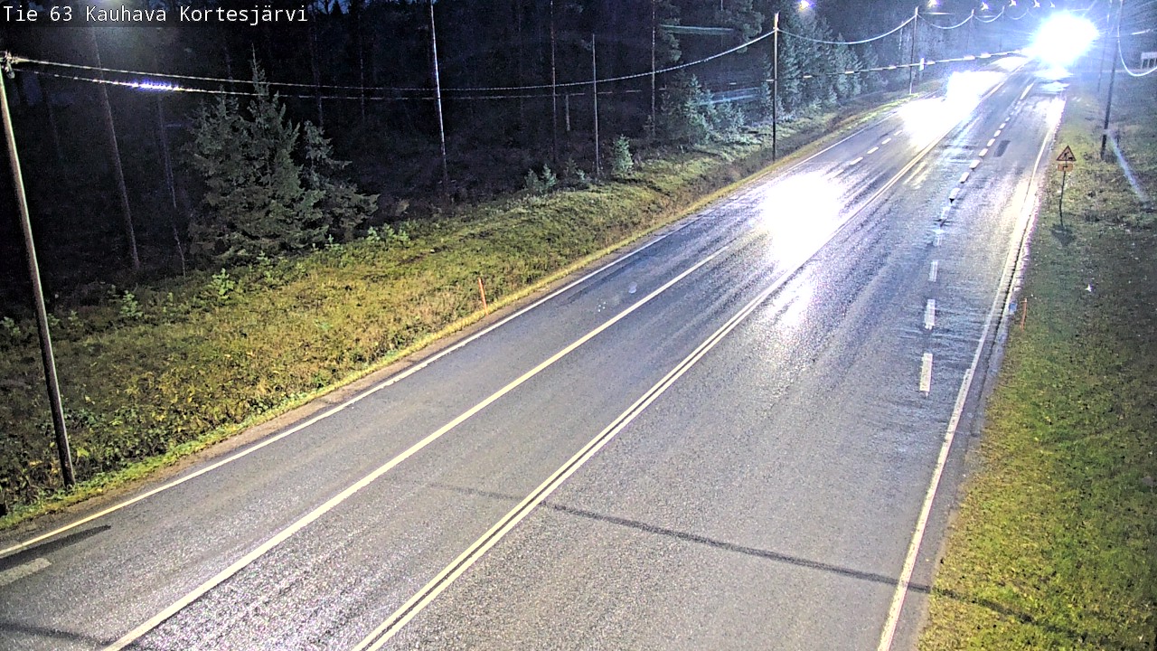 Weather Camera Image Road 63 Kauhava Kortesjärvi, Kauhava, Etelä-Pohjanmaa