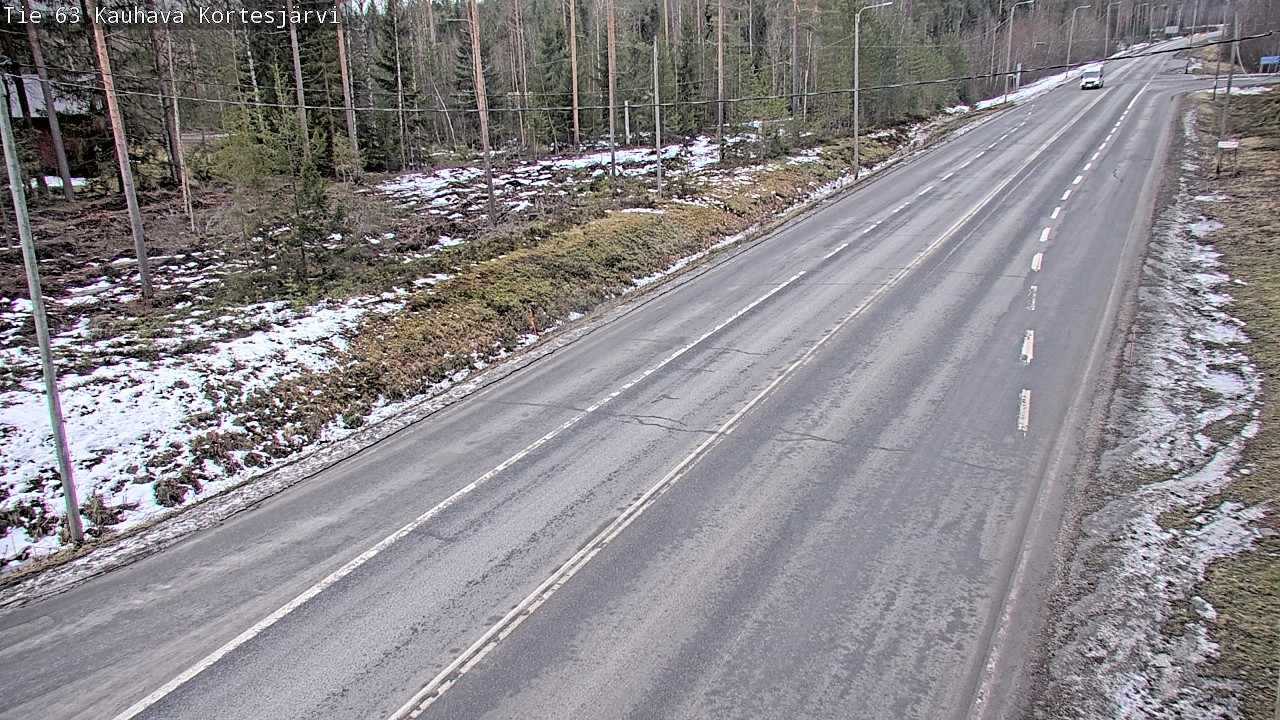 Weather Camera Image Road 63 Kauhava Kortesjärvi, Kauhava, Etelä-Pohjanmaa