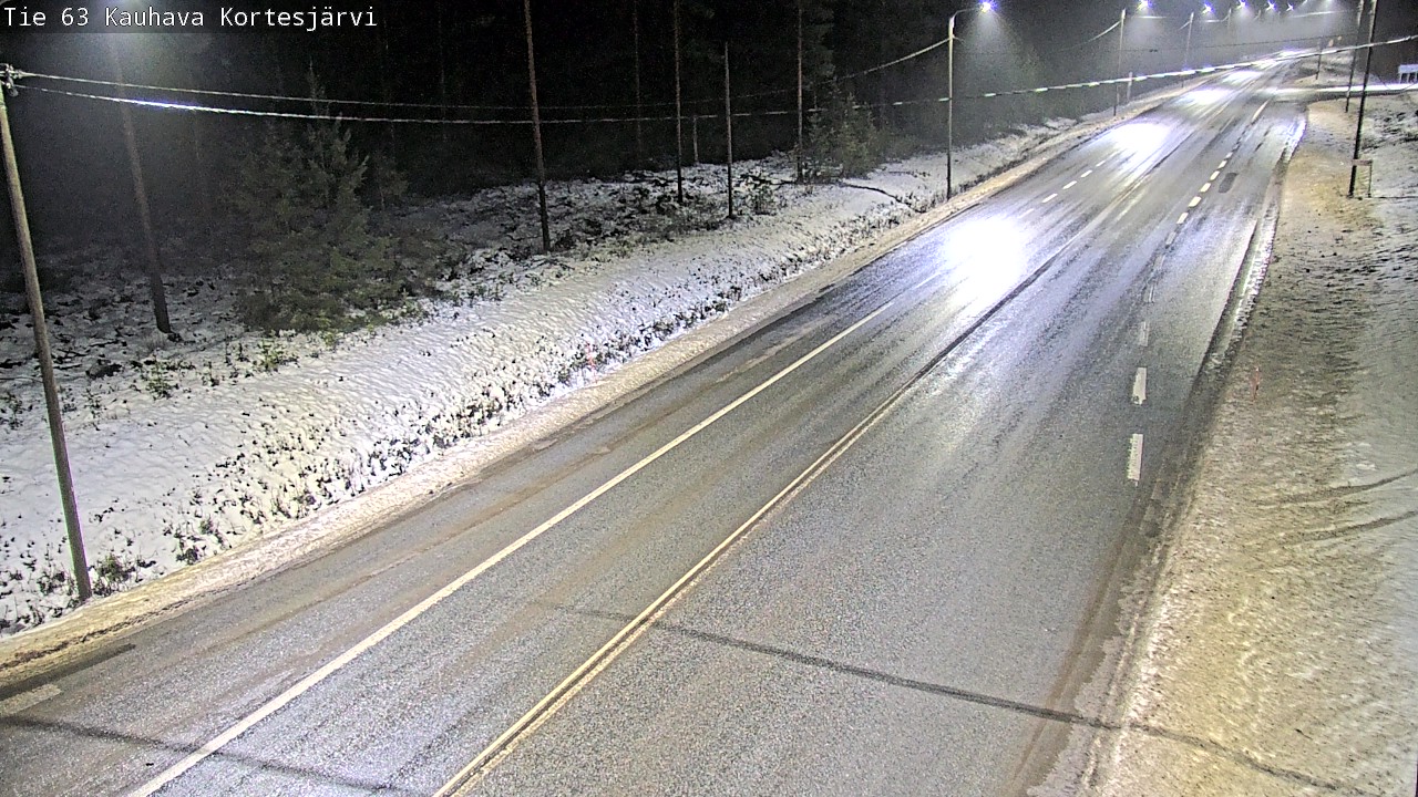 Weather Camera Image Road 63 Kauhava Kortesjärvi, Kauhava, Etelä-Pohjanmaa