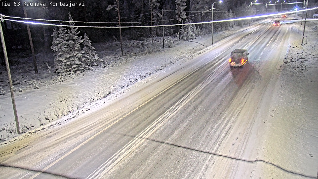 Weather Camera Image Road 63 Kauhava Kortesjärvi, Kauhava, Etelä-Pohjanmaa