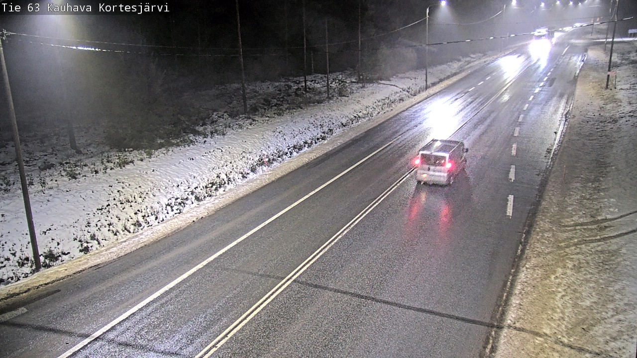 Weather Camera Image Road 63 Kauhava Kortesjärvi, Kauhava, Etelä-Pohjanmaa
