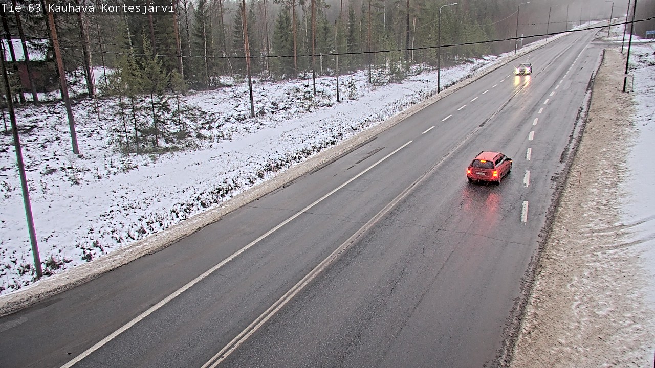 Weather Camera Image Road 63 Kauhava Kortesjärvi, Kauhava, Etelä-Pohjanmaa