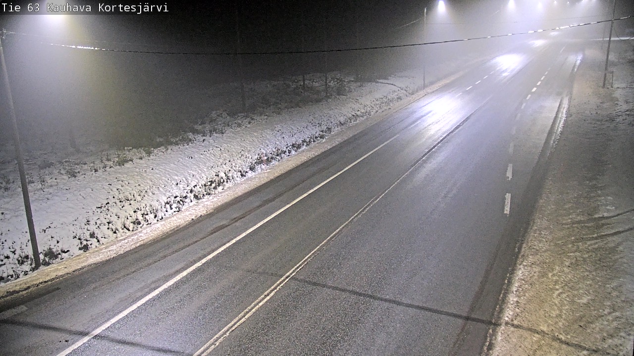 Weather Camera Image Road 63 Kauhava Kortesjärvi, Kauhava, Etelä-Pohjanmaa