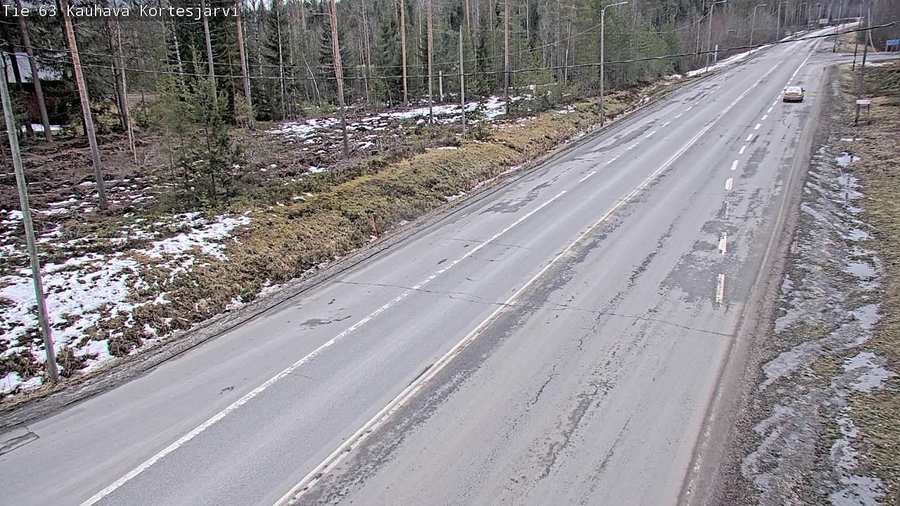 Weather Camera Image Road 63 Kauhava Kortesjärvi, Kauhava, Etelä-Pohjanmaa