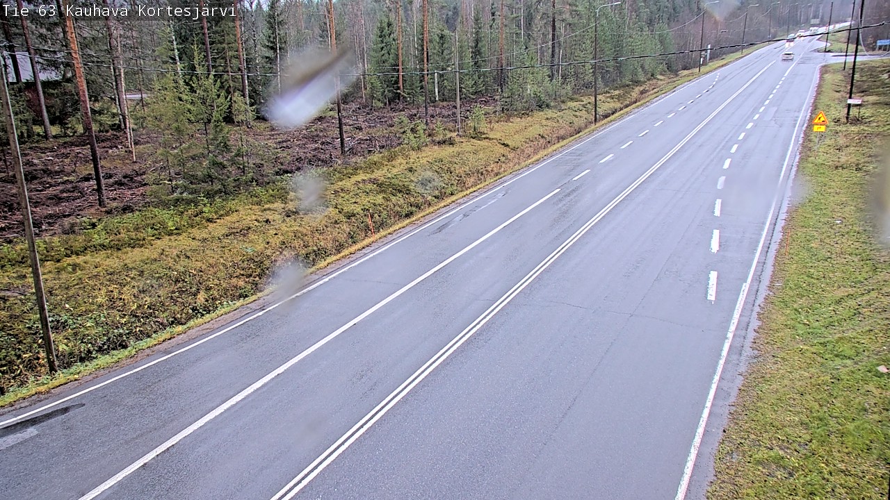 Weather Camera Image Road 63 Kauhava Kortesjärvi, Kauhava, Etelä-Pohjanmaa