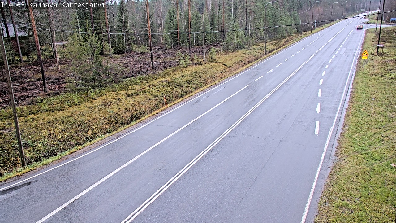 Weather Camera Image Road 63 Kauhava Kortesjärvi, Kauhava, Etelä-Pohjanmaa