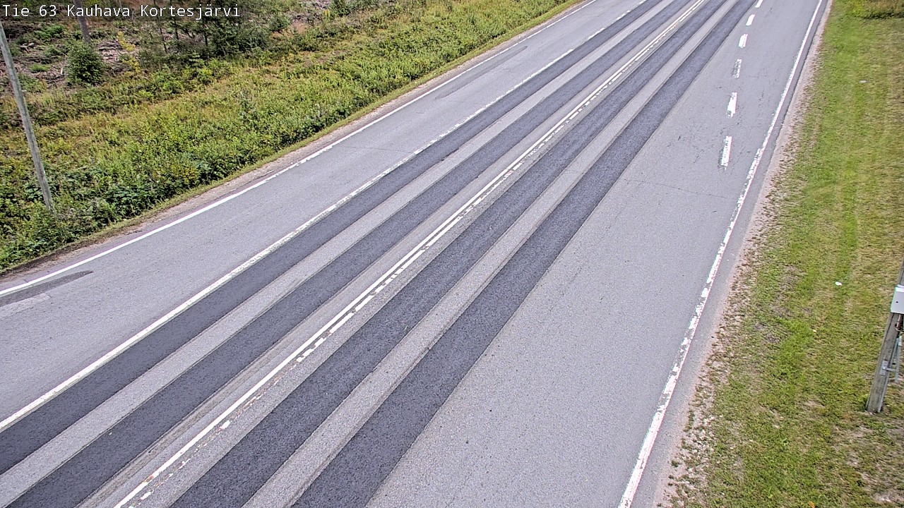 Weather Camera Image Road 63 Kauhava Kortesjärvi, Kauhava, Etelä-Pohjanmaa