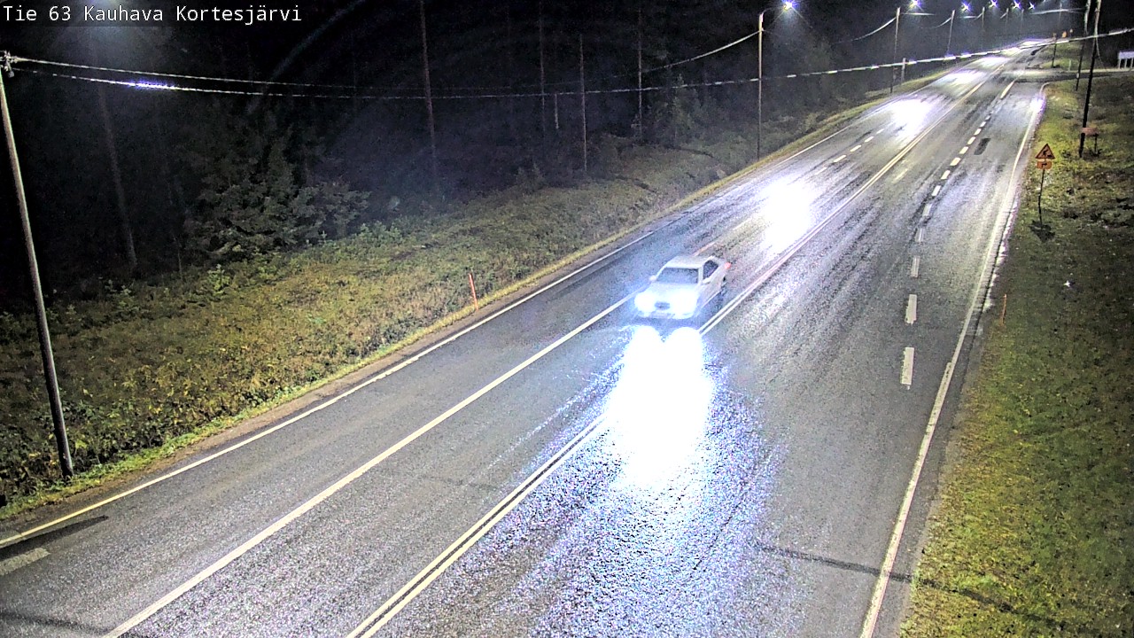 Weather Camera Image Road 63 Kauhava Kortesjärvi, Kauhava, Etelä-Pohjanmaa