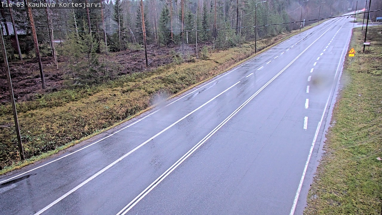 Weather Camera Image Road 63 Kauhava Kortesjärvi, Kauhava, Etelä-Pohjanmaa