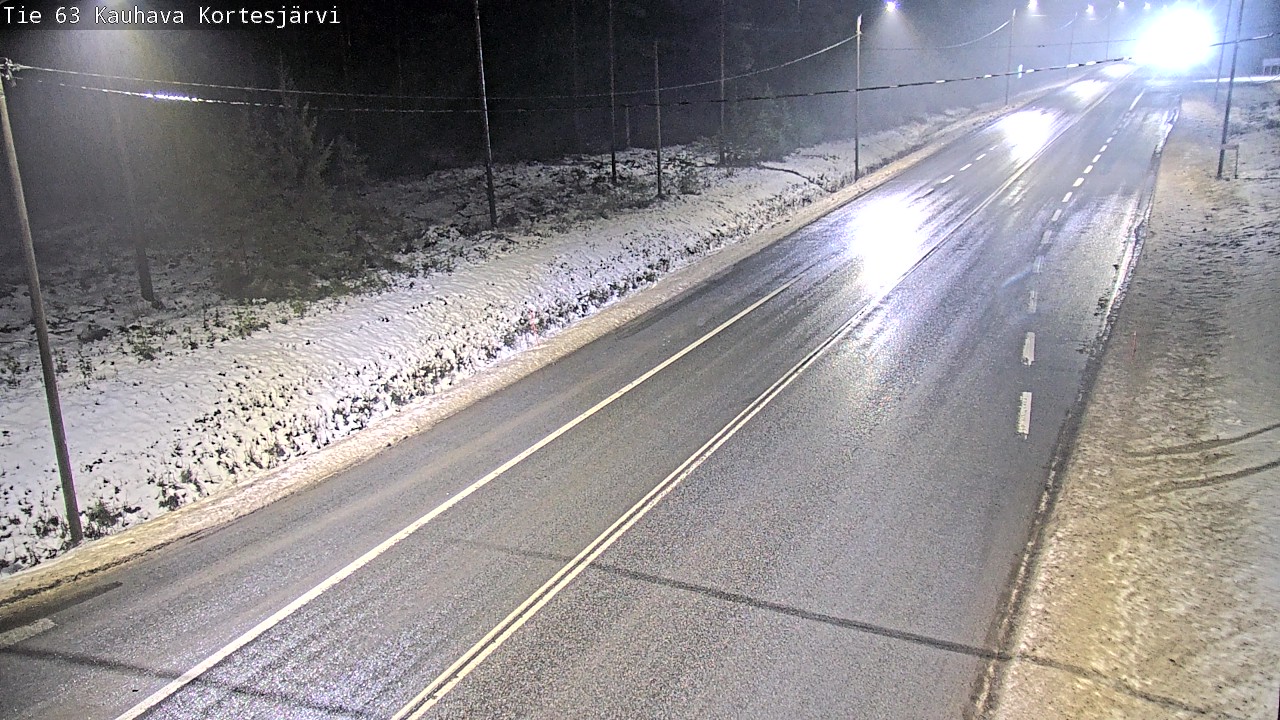 Weather Camera Image Road 63 Kauhava Kortesjärvi, Kauhava, Etelä-Pohjanmaa