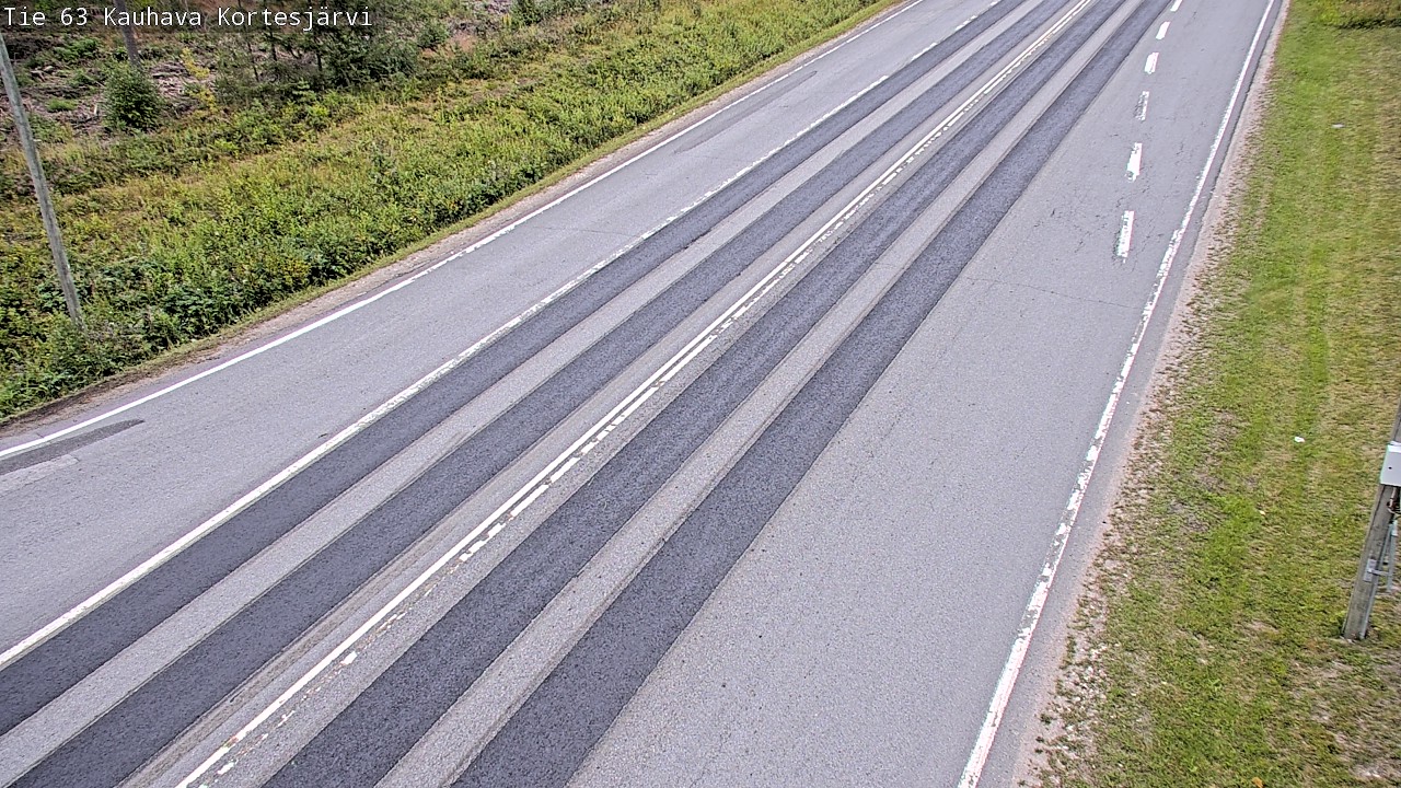 Weather Camera Image Road 63 Kauhava Kortesjärvi, Kauhava, Etelä-Pohjanmaa