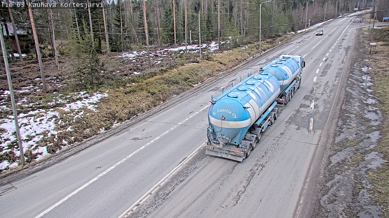 Weather Camera Image Road 63 Kauhava Kortesjärvi, Kauhava, Etelä-Pohjanmaa