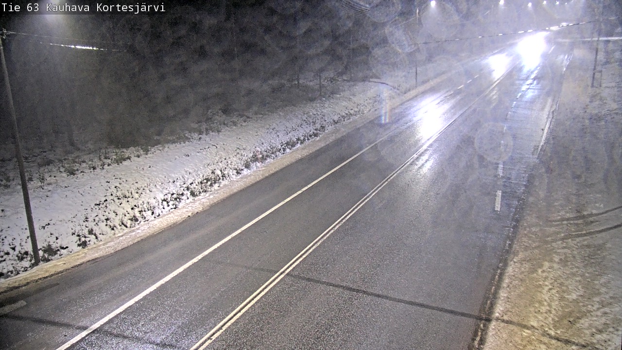 Weather Camera Image Road 63 Kauhava Kortesjärvi, Kauhava, Etelä-Pohjanmaa