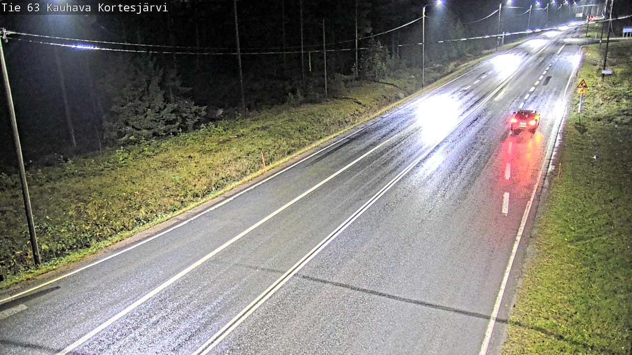 Weather Camera Image Road 63 Kauhava Kortesjärvi, Kauhava, Etelä-Pohjanmaa
