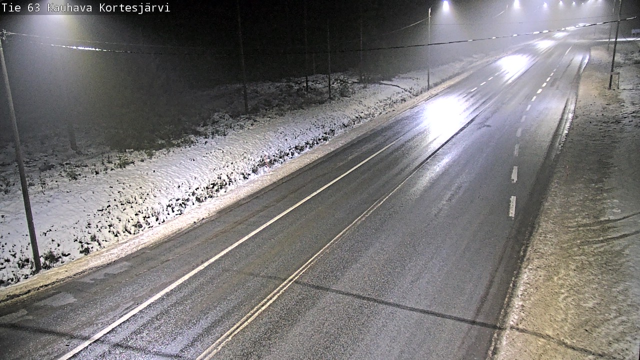Weather Camera Image Road 63 Kauhava Kortesjärvi, Kauhava, Etelä-Pohjanmaa