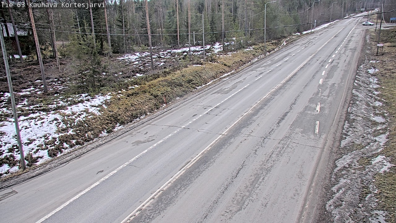 Weather Camera Image Road 63 Kauhava Kortesjärvi, Kauhava, Etelä-Pohjanmaa