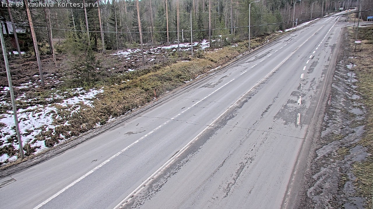 Weather Camera Image Road 63 Kauhava Kortesjärvi, Kauhava, Etelä-Pohjanmaa