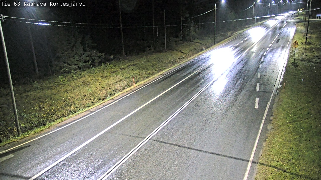 Weather Camera Image Road 63 Kauhava Kortesjärvi, Kauhava, Etelä-Pohjanmaa