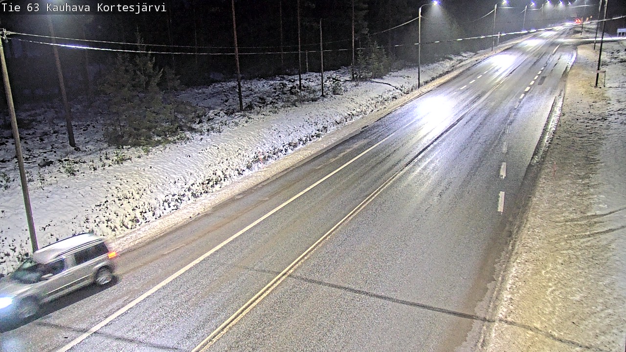 Weather Camera Image Road 63 Kauhava Kortesjärvi, Kauhava, Etelä-Pohjanmaa