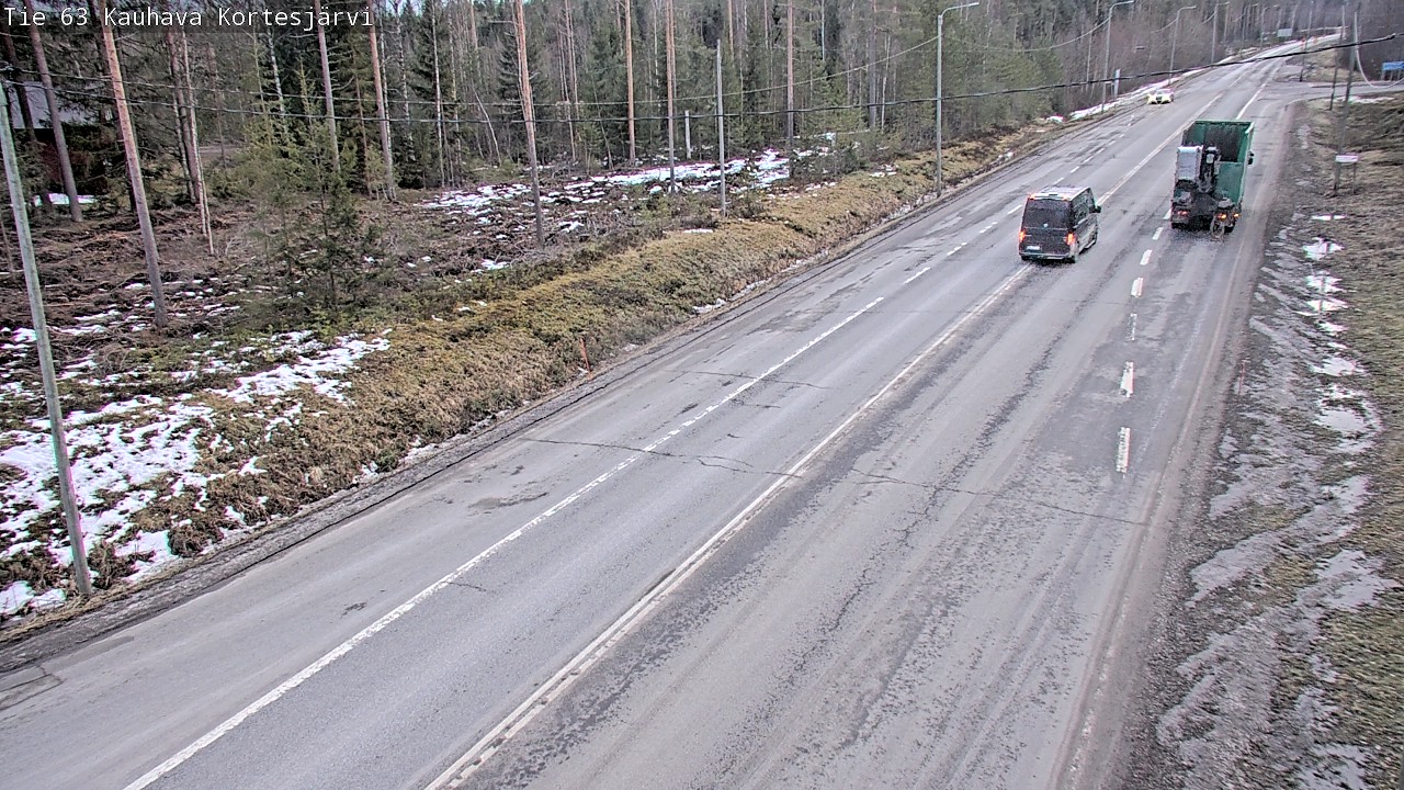Weather Camera Image Road 63 Kauhava Kortesjärvi, Kauhava, Etelä-Pohjanmaa
