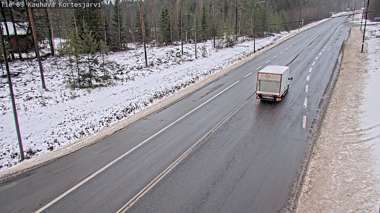 Weather Camera Image Road 63 Kauhava Kortesjärvi, Kauhava, Etelä-Pohjanmaa