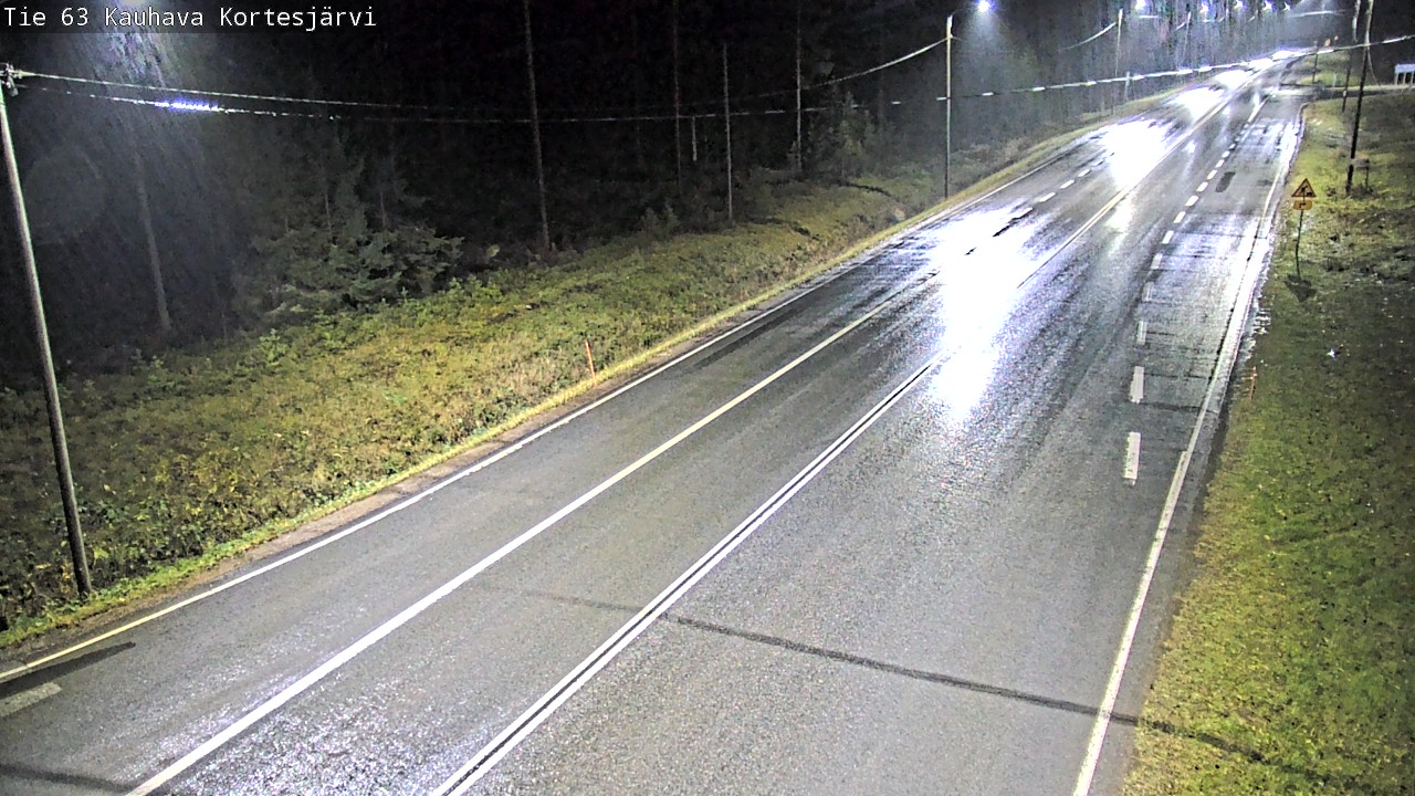 Weather Camera Image Road 63 Kauhava Kortesjärvi, Kauhava, Etelä-Pohjanmaa