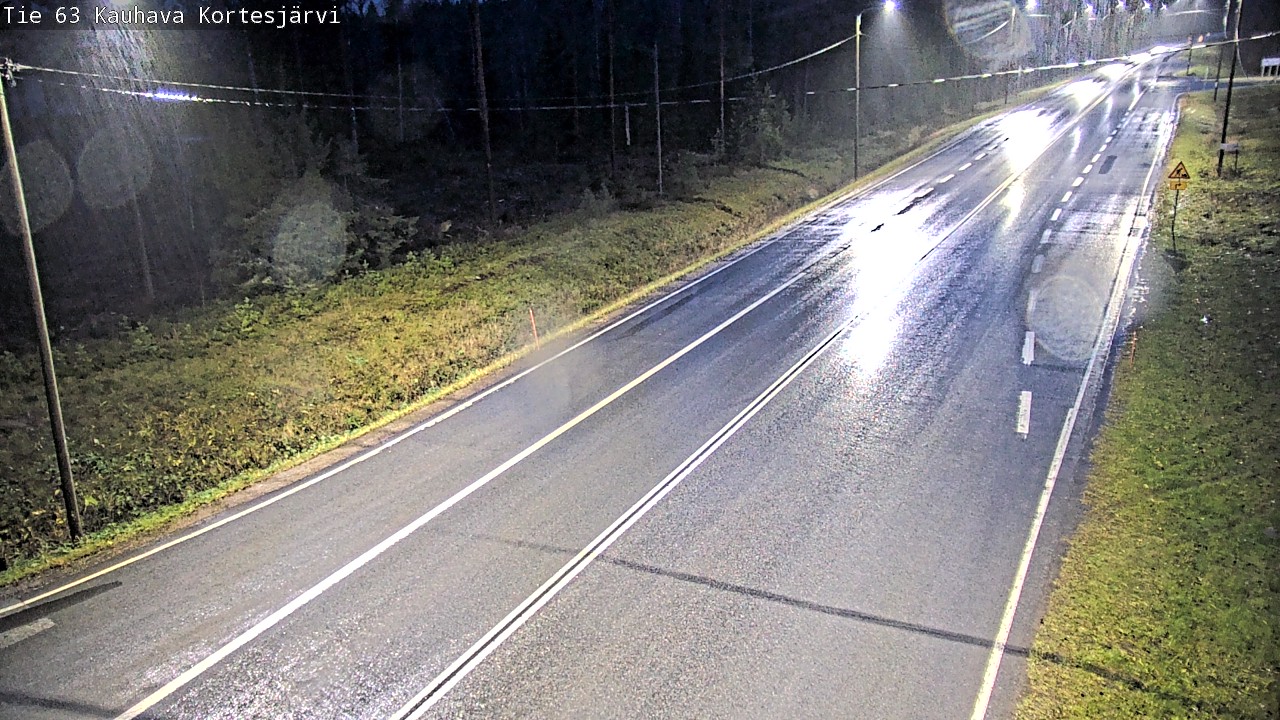 Weather Camera Image Road 63 Kauhava Kortesjärvi, Kauhava, Etelä-Pohjanmaa