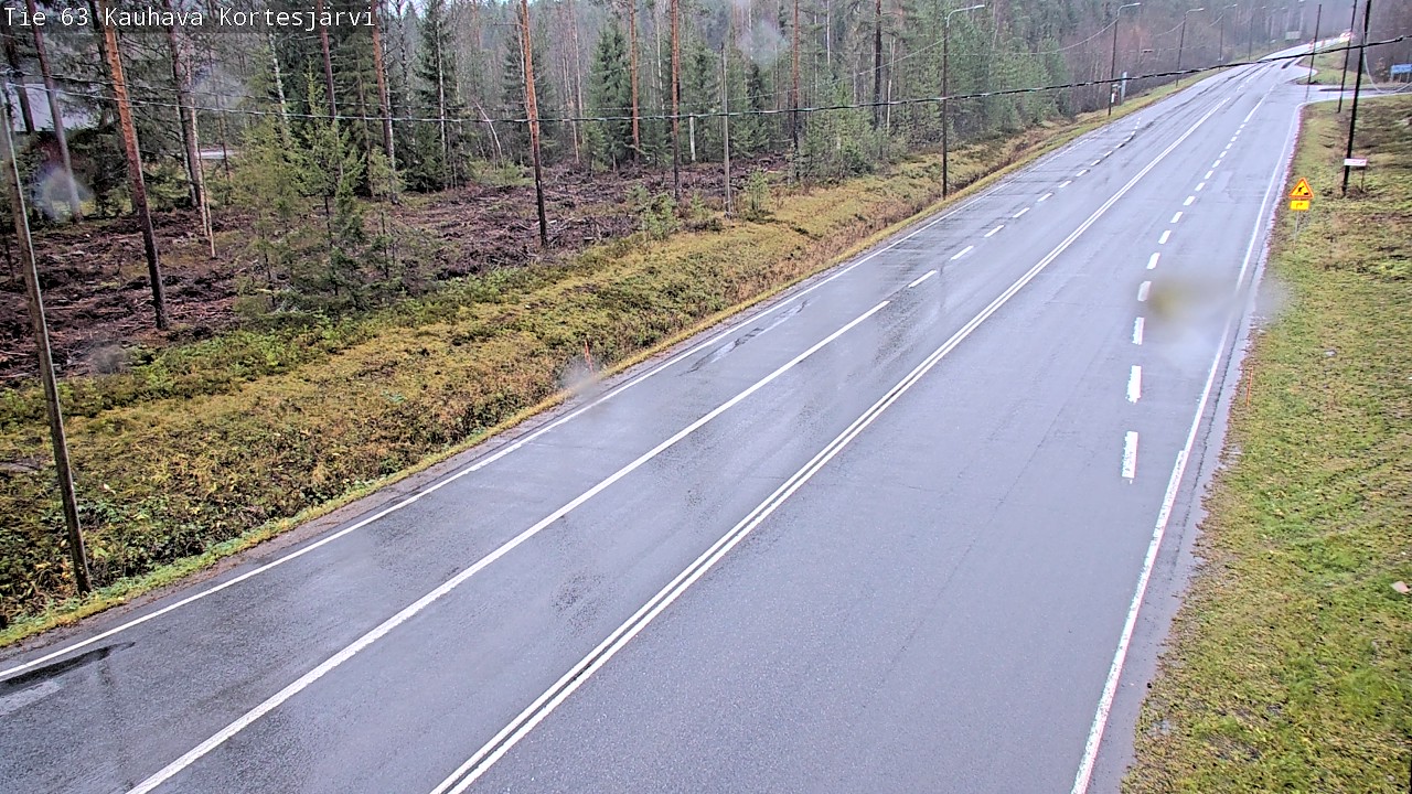 Weather Camera Image Road 63 Kauhava Kortesjärvi, Kauhava, Etelä-Pohjanmaa