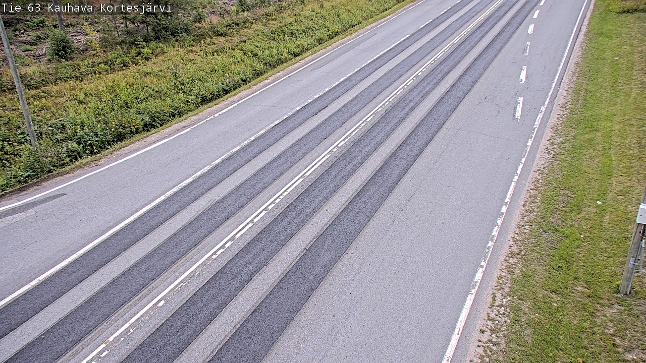 Weather Camera Image Road 63 Kauhava Kortesjärvi, Kauhava, Etelä-Pohjanmaa