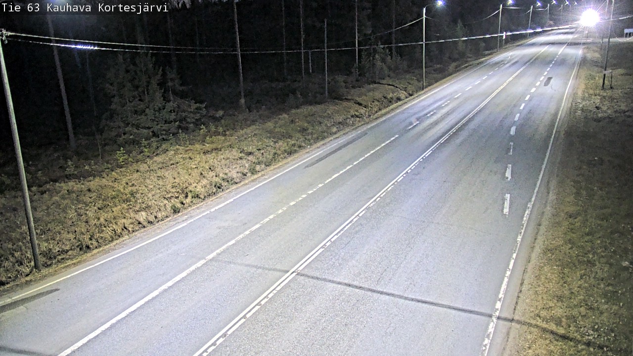 Weather Camera Image Road 63 Kauhava Kortesjärvi, Kauhava, Etelä-Pohjanmaa