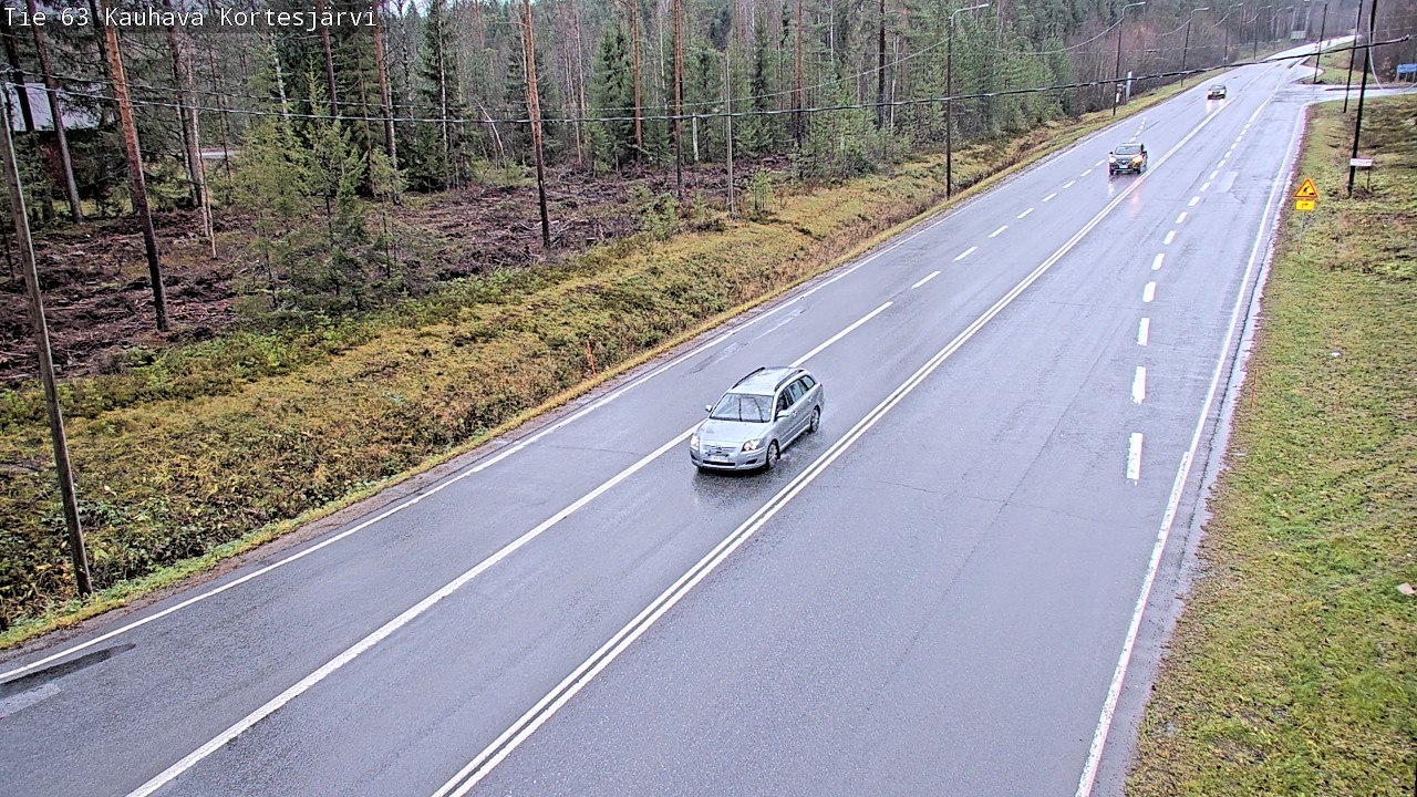Weather Camera Image Road 63 Kauhava Kortesjärvi, Kauhava, Etelä-Pohjanmaa