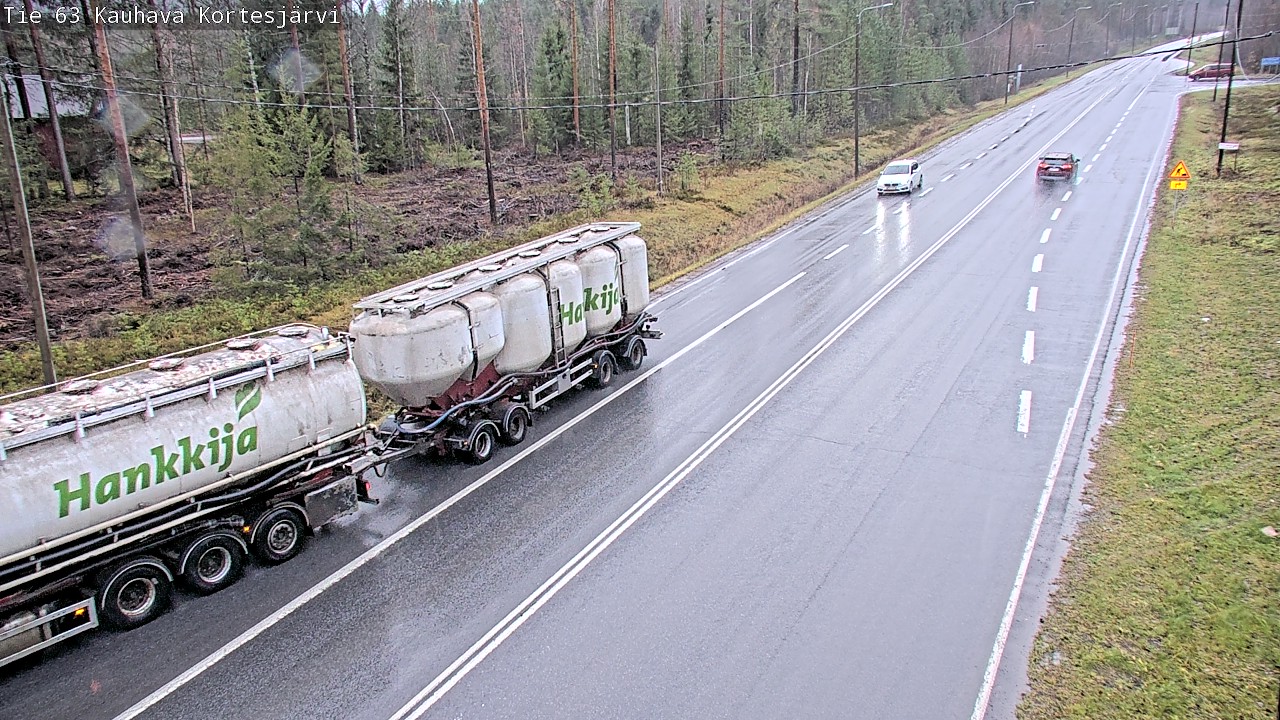 Weather Camera Image Road 63 Kauhava Kortesjärvi, Kauhava, Etelä-Pohjanmaa