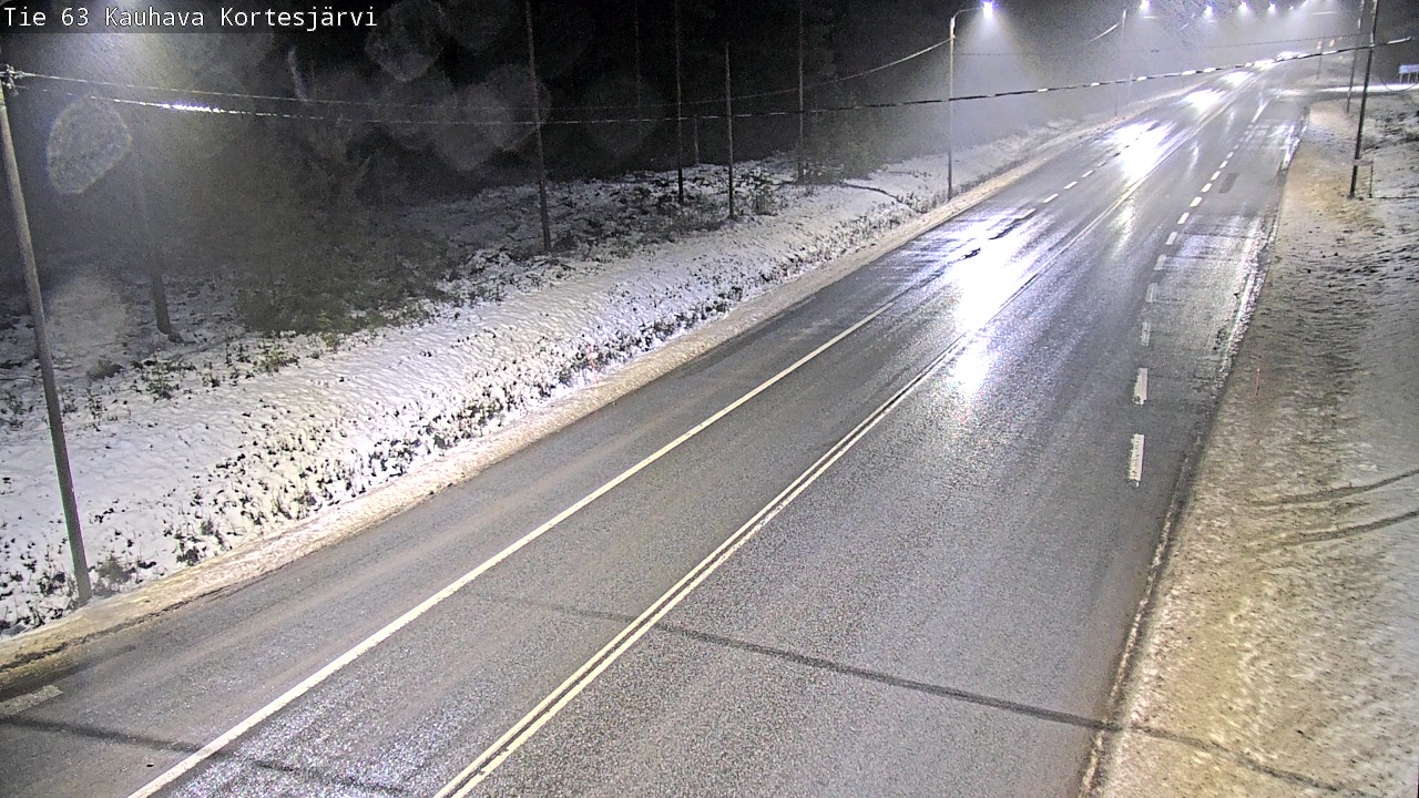 Weather Camera Image Road 63 Kauhava Kortesjärvi, Kauhava, Etelä-Pohjanmaa