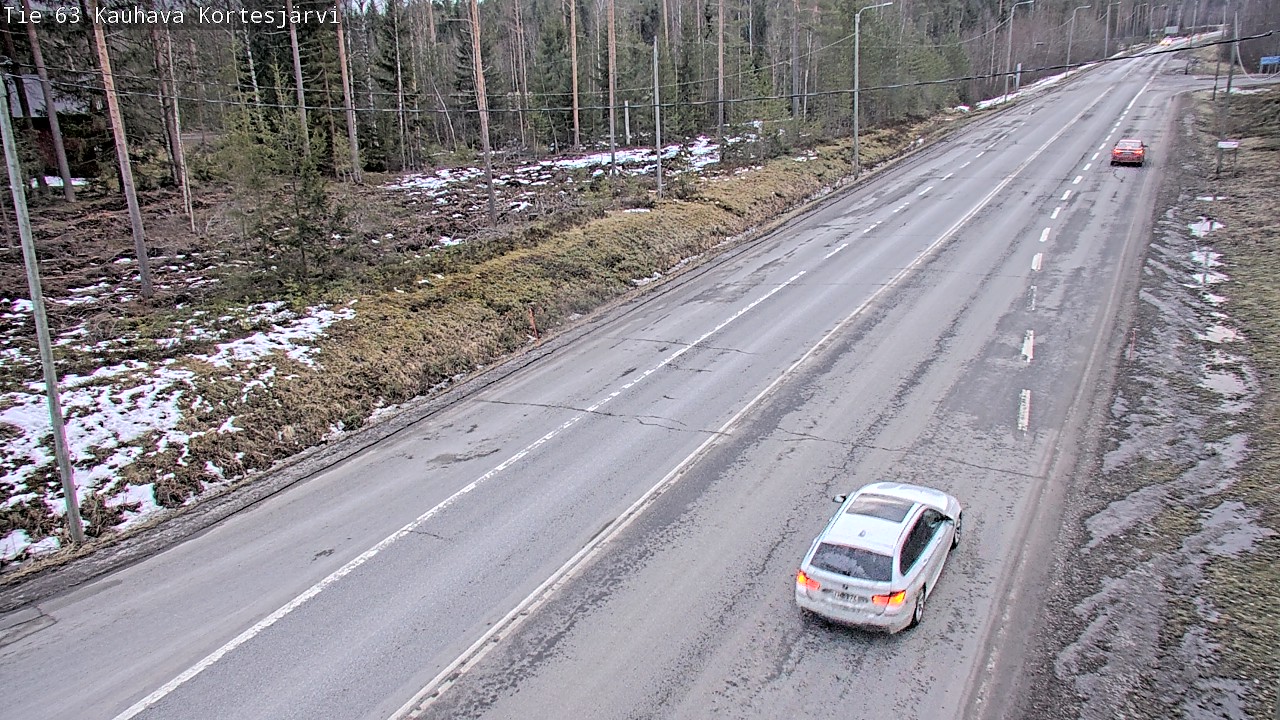 Weather Camera Image Road 63 Kauhava Kortesjärvi, Kauhava, Etelä-Pohjanmaa